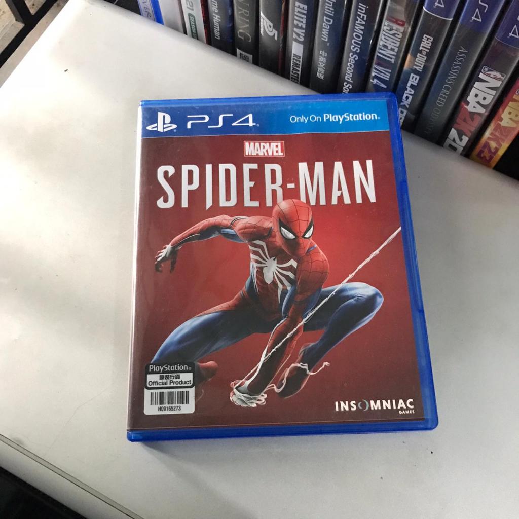 BD Kaset PS4 Game Marvel Spiderman Region All Second