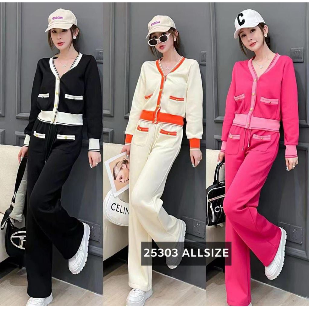 One set kaos import setelan wanita