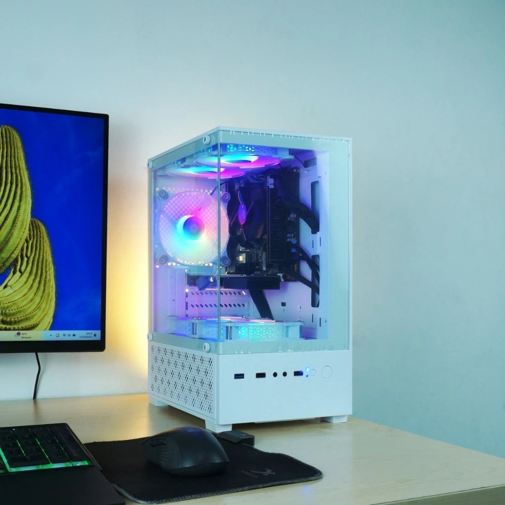 KOMPUTER FULLSET CORE i3 7100 RAM 16GB SSD 256GB VGA GTX 750 TI MONITOR 19 INCH