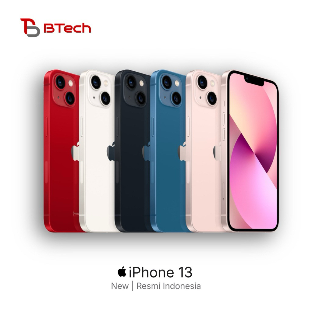 Apple iPhone 13 - Garansi Resmi Indonesia - btechphone.store