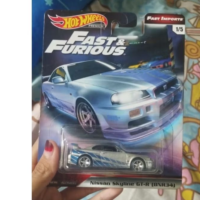 Hotwheels Nissan Skyline R34 Fast&Furious Fast Import (LOSE CUTER Rapih)