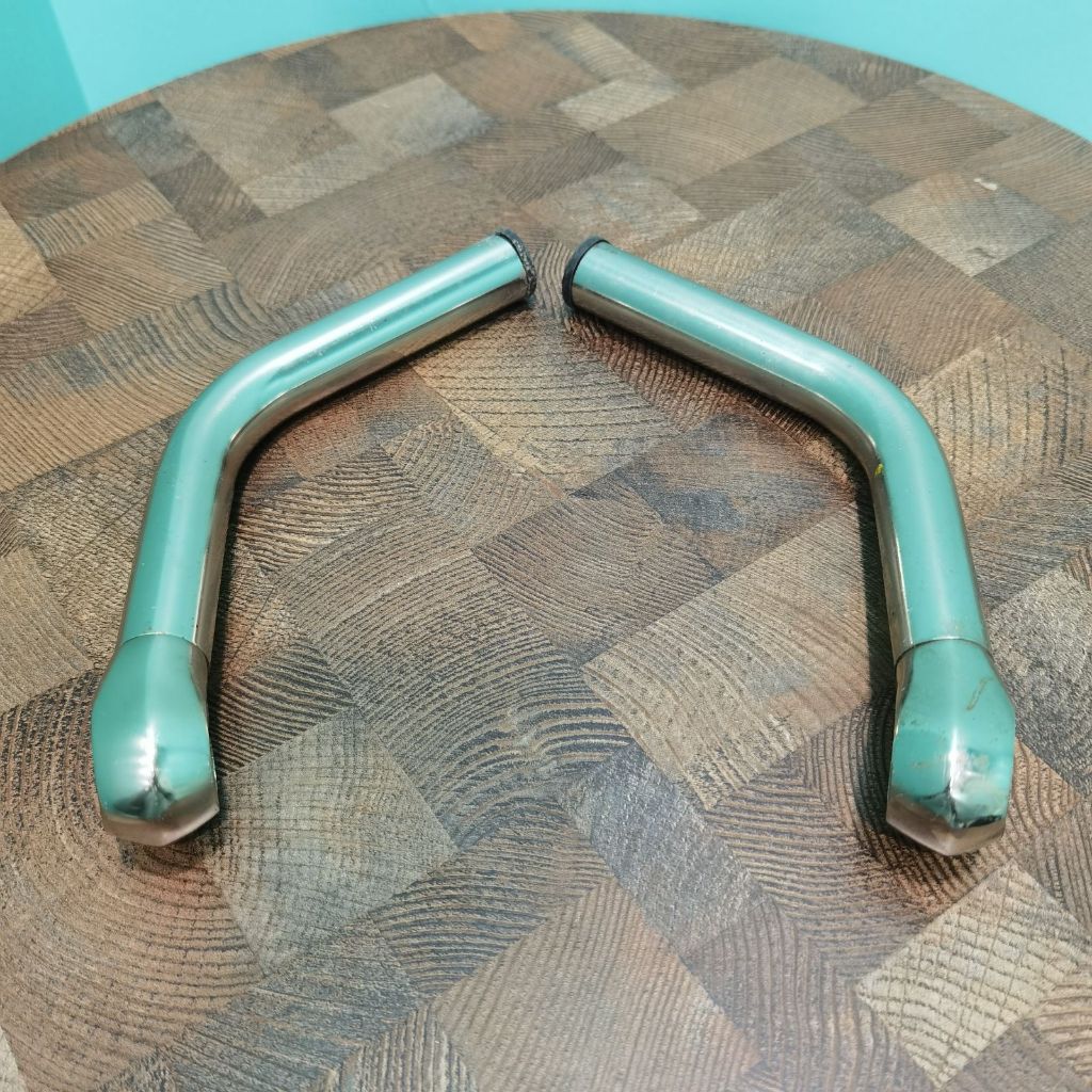 Tanduk Stang sepeda MTB Alloy Chrome