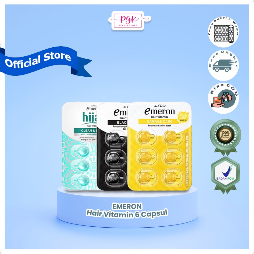 EMERON Hair Vitamin 6 Capsul | EMERON-HAIR VITAMIN