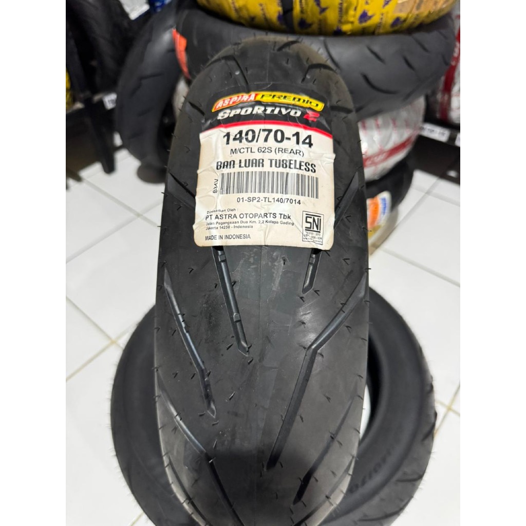 Aspira Premio Sportivo Tubeless 140/70-14