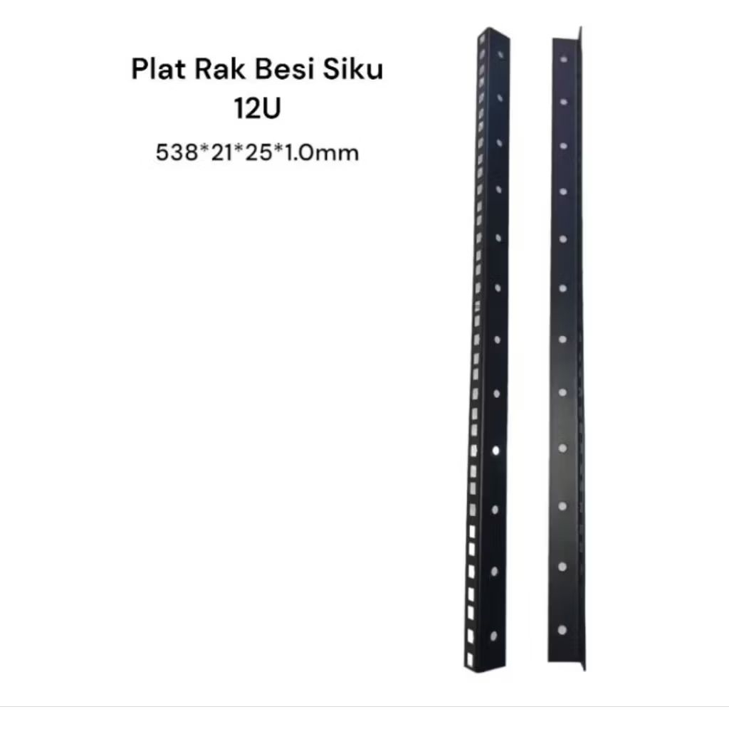 Lis Siku L Rack Mount accessories 12U siku Rell hardcase besi hitam