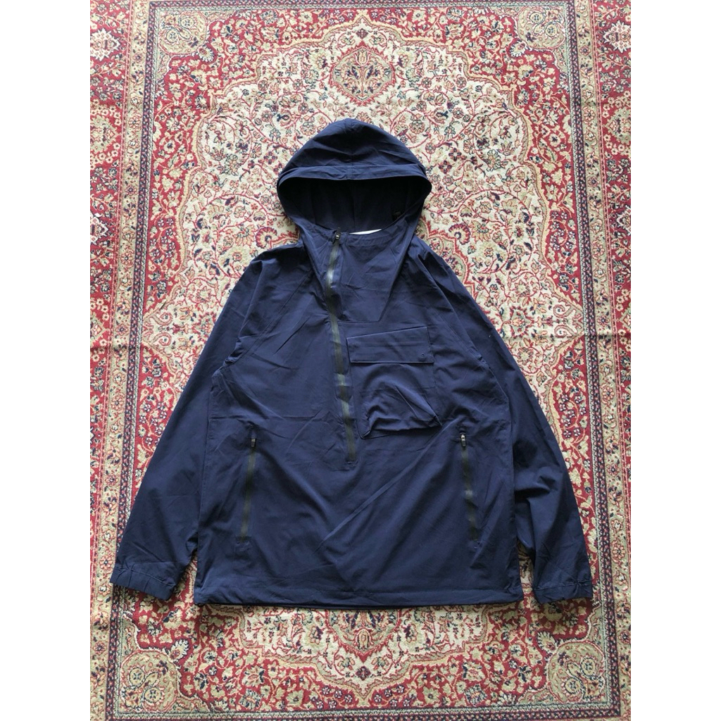 Lafudge store asymmetrical half zipper jacket lafudge store streetwear H740