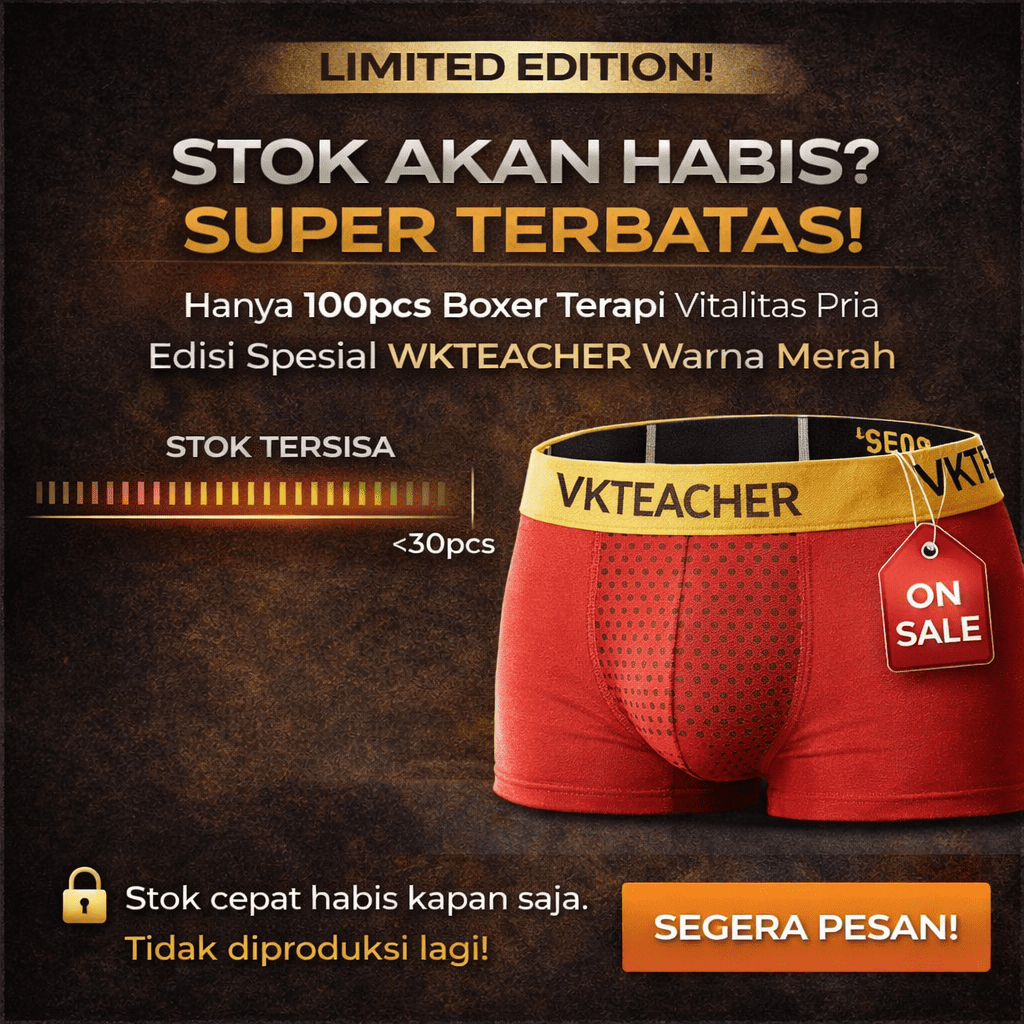 MINILOVE Celana Boxer Terapi Pinggul Pria – Bantu Lancarkan Sirkulasi & Jaga Vitalitas Tubuh