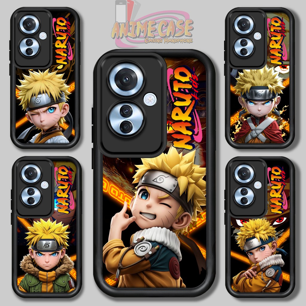 Case OPPO RENO 11F Motif ( NARUTO2 ) Casing Handphone Softcase Glossy Anti Jamur