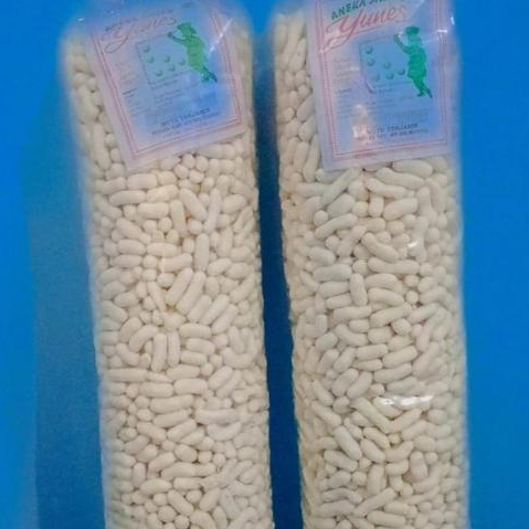 Kerupuk Pilus Telur Ikan Original/ Yunes - Biasa/Kemasan Ball 1,5KG