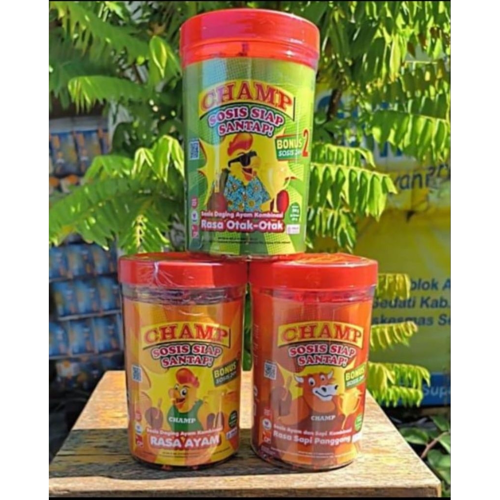 Sosis Champ Fiesta Siap Makan Isi 24 + Bonus 2