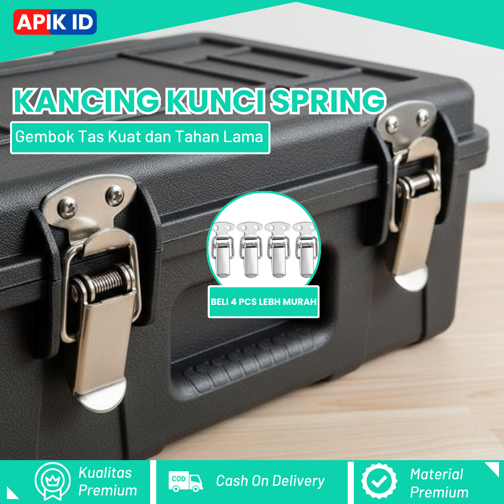 Kancing Kunci Spring Loaded Toggle / Klip Bemper Mobil / Pengait Klem Body Mobil