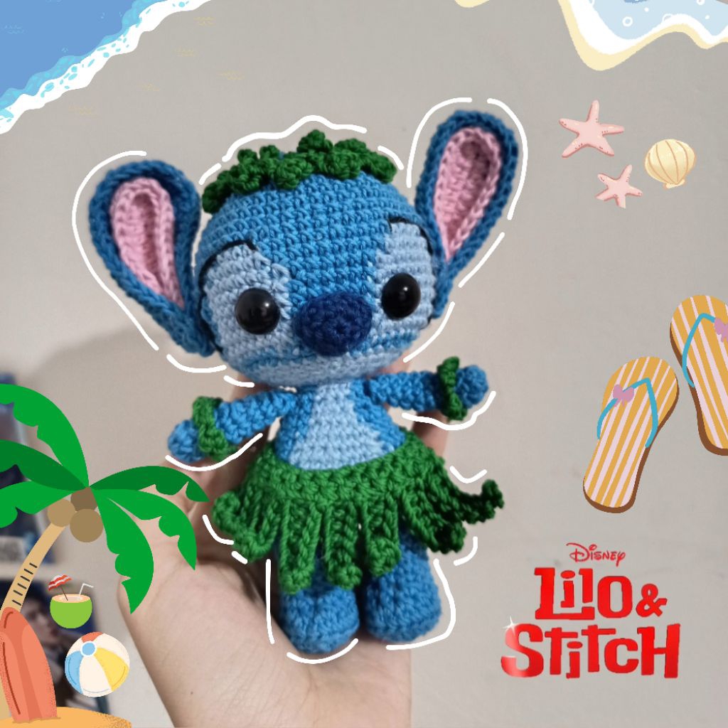 STITCH AMIGURUMI / STITCH CROCHET / STITCH KEYCHAIN / LILO AND STITCH KEYCHAIN / STITCH PLUSH / GANT