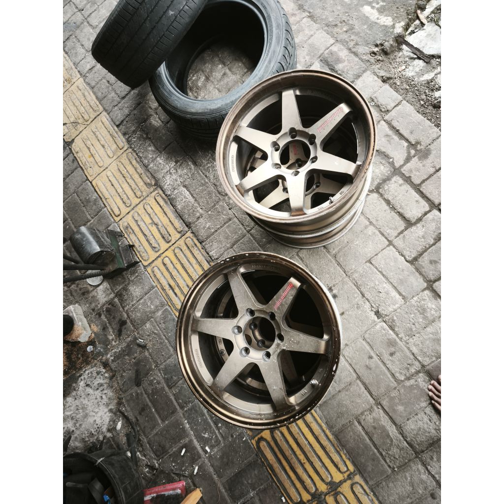 velg te37 monoblock ring 18 lubang 6 Pajero fortuner
