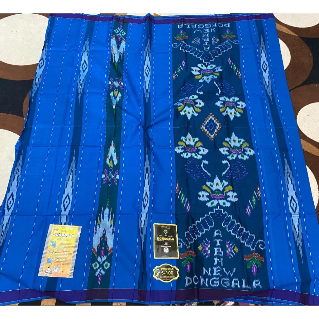 [TERBARU] SARUNG DONGGALA SUTRA TERLARIS A1 100% ASLI S100 MOTIF KEMBANG LIRIS