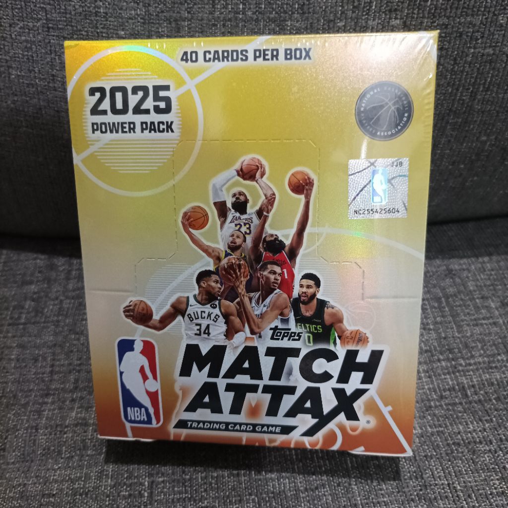 Topps match attax basketball 25-26 power pack sealed box (40 cards)