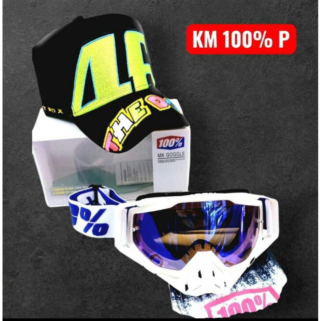 kaca mata google motor cross google trail kaca mata turing pengendara motor google cross 100% putih