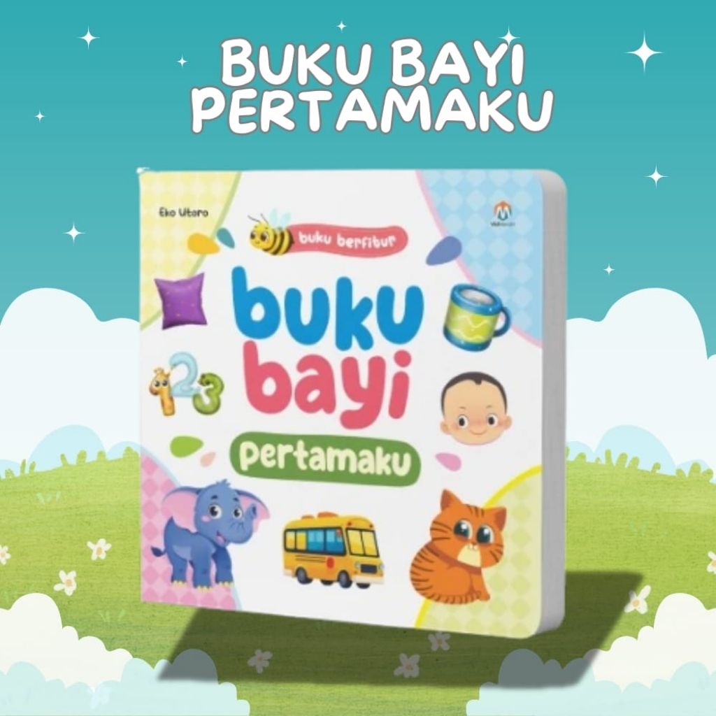Buku Bayi 0+ - Buku Bayi Pertamaku - Buku Bayi Anti Sobek Boardbook