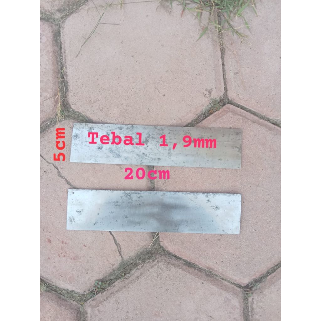 plat baja high carbon bekas gergaji marmer bahan buat sabit,pisau,golok,sambung pacul dll