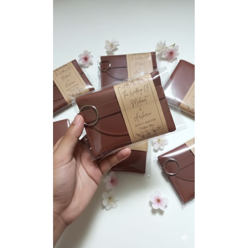 souvernir pernikahan dompet kartu dompet murah souvernir unik dompet gantungan