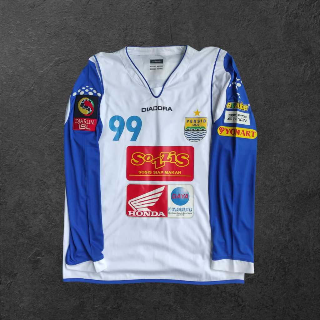 Jersey Persib Away 2009 Long Sleeve Player Issue Original