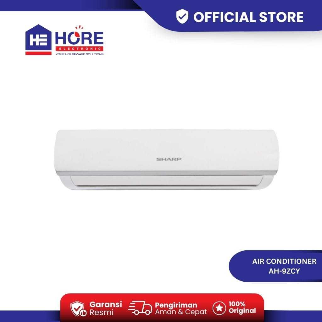 SHARP AC INDOOR OUTDOOR PENDINGIN RUANGAN 1PK AH A9ZCY