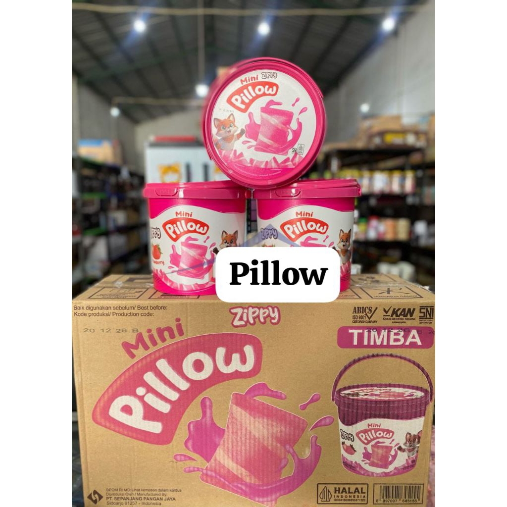 zippy mini pillow 1 dus isi 6 toples/kue lebaran grosir