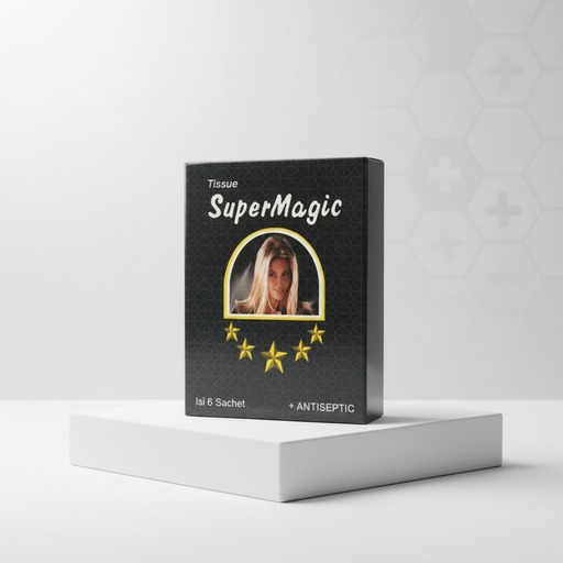 Tisu Super Magic Man Original - Testimoni Terbukti Ampuh - Tisu Basah Antiseptik Pria Perkasa