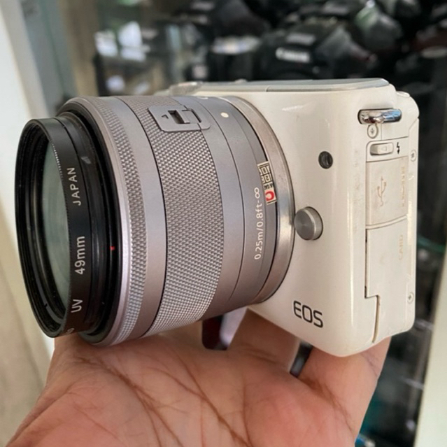 Canon M10 bekas vignet murah