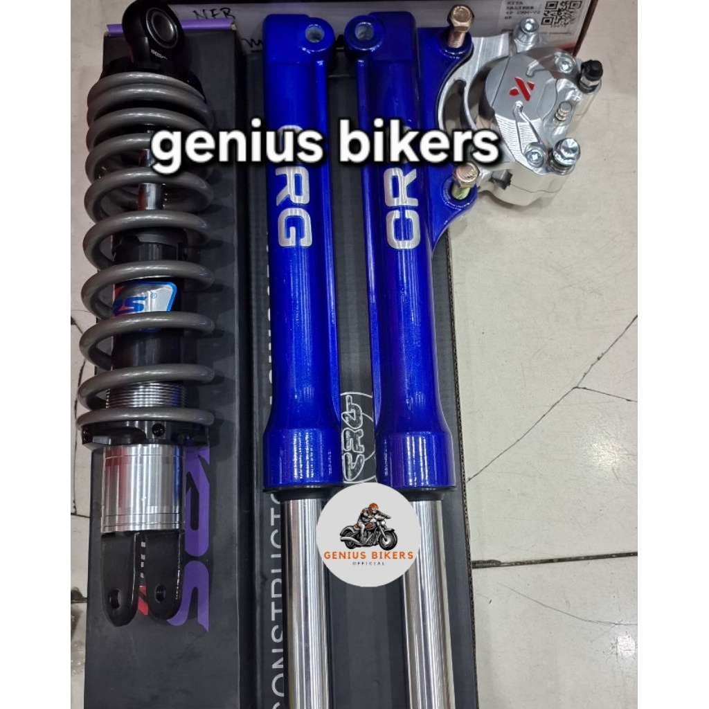 paketan kaliper ktc depan shock belakang dan shock depan mio sporty mio smile