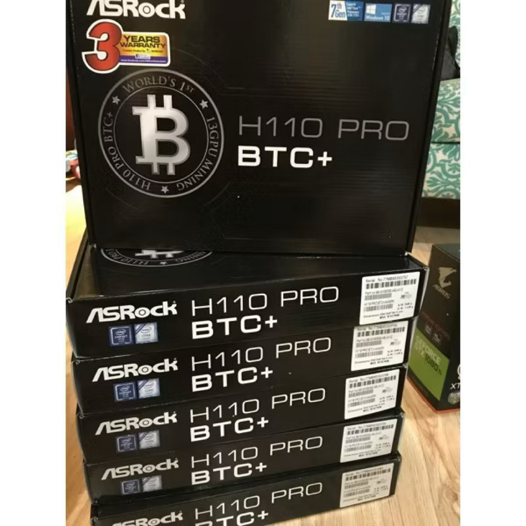 Asrock Motherboard H110 pro BTC