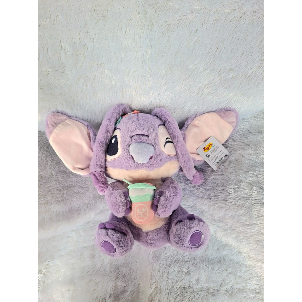 Boneka Stitch Angel Ungu