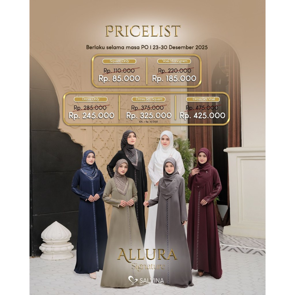 ALLURA DRESS BY SALVINA |DRESS POLOS |SALVINA