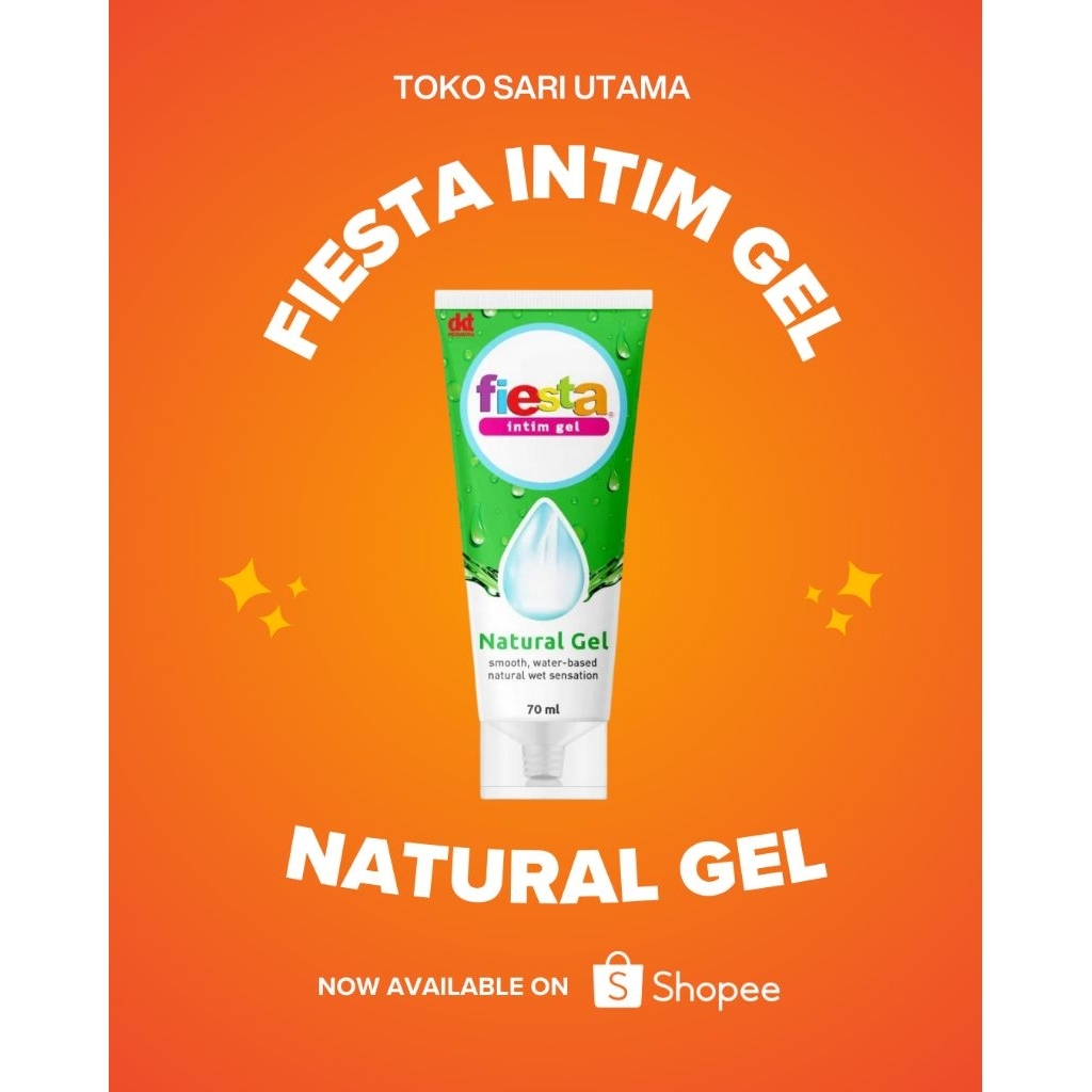 Fiesta Intim Natural Gel 70ml - Pelumas Lubricant Gel