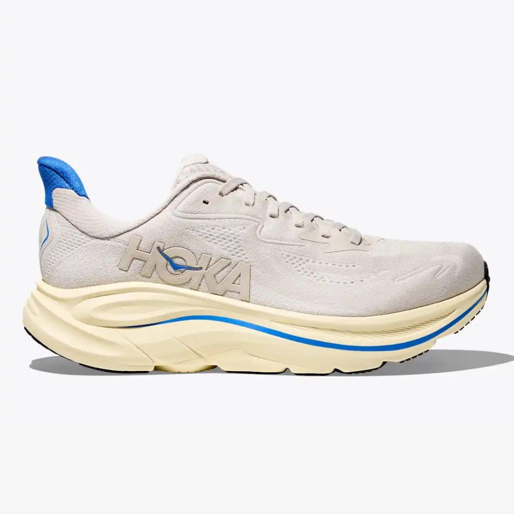 SEPATU HOKA RUNNING CLIFTON 10 STUCCO BLUE ORIGINAL BIG SIZE 46 48