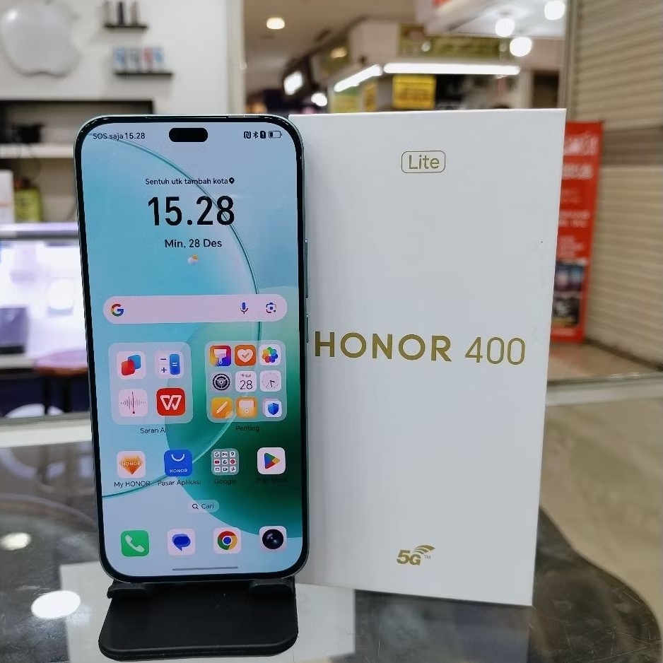 HONOR 400 LITE 5G 8/256 HONOR 400LITE 5G 8/256 SECOND BEKAS GARANSI PANJANG