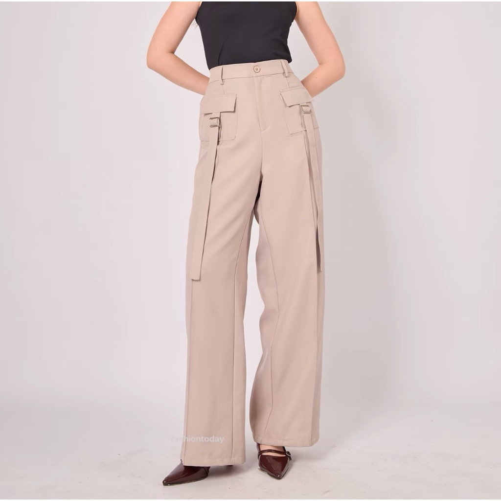 Kia Pants in Khaki Fashion Today Hijab Today Alice Norin