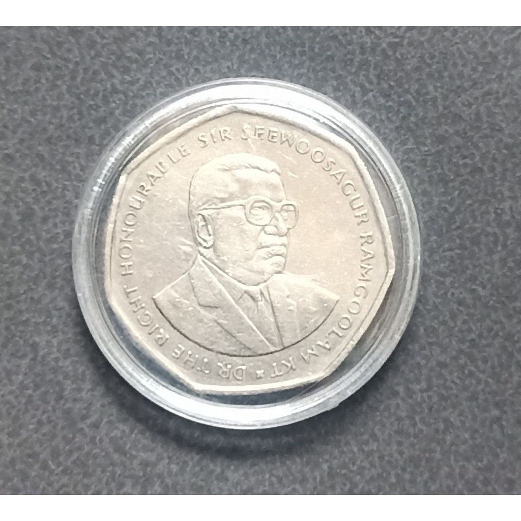 UANG KOIN MAURITIUS 1O RUPEES