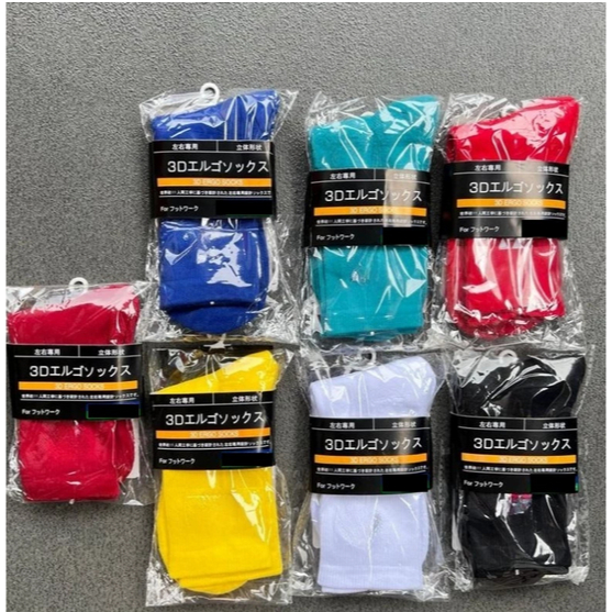 KAOS KAKI BADMINTON TENIS OLARHAGA KANSA - 3D ERGO JAPAN LOGO TEBAL UNISEX