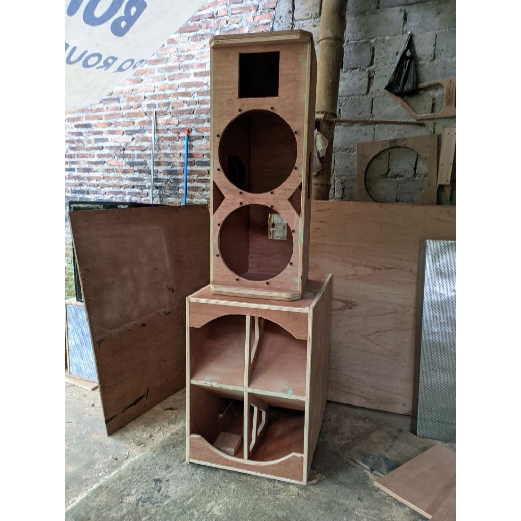 BOX SPEAKER SR 15IN / KIJING 15IN DOBEL + TWITER