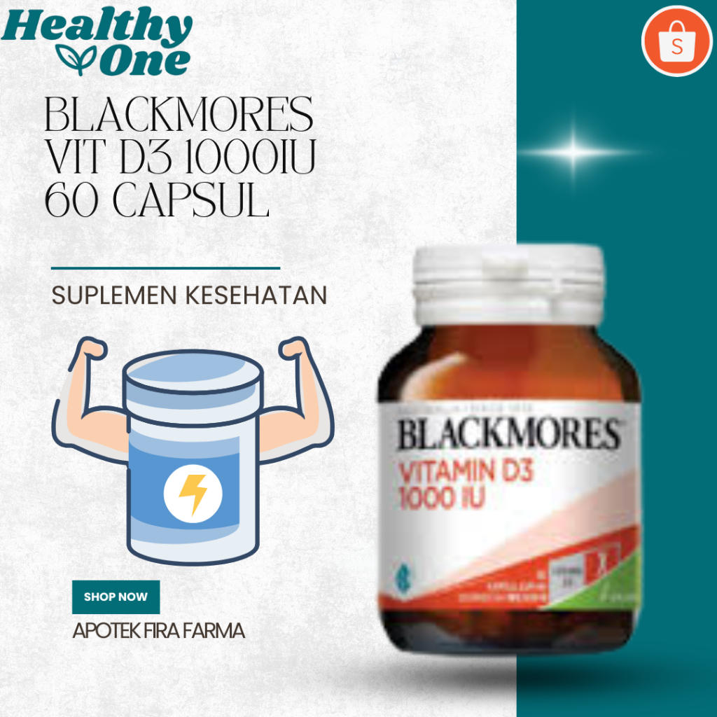 BLACKMORES VIT D3 1000IU 60 CAPSUL