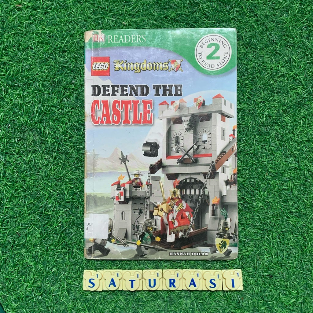 (Saturasi Preloved) DK Readers : Lego Kingdoms Defend The Castle - Buku Cerita Anak Import