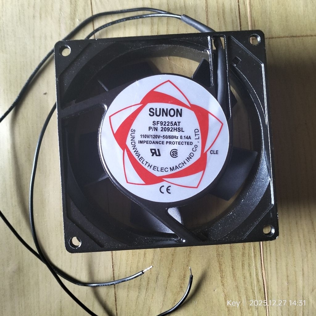 Fan 220 VAC 9 x 9 Cm 220V 9cm Kipas Heatsink Sunon