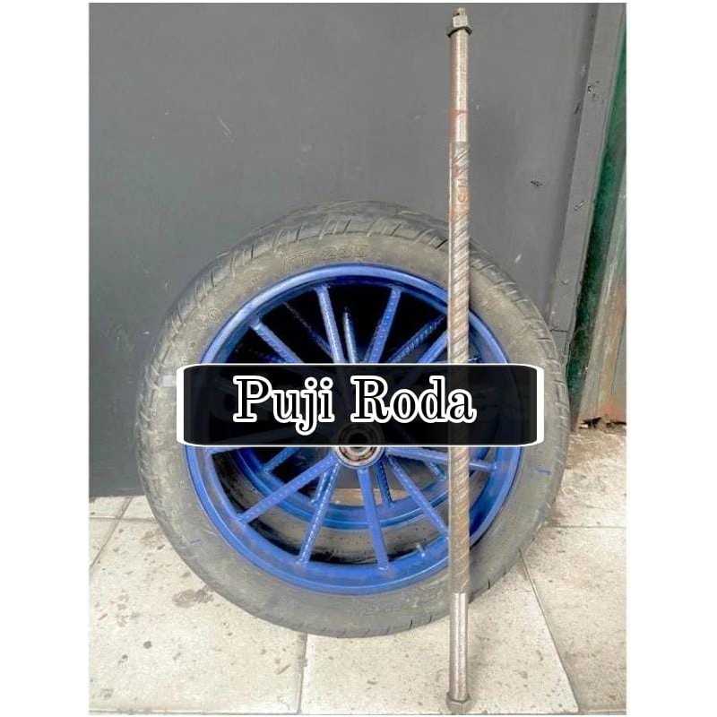 Roda Gerobak Dorong Ring 14 Ruji 10 Ban mio Plus AS 95 cm Termurah