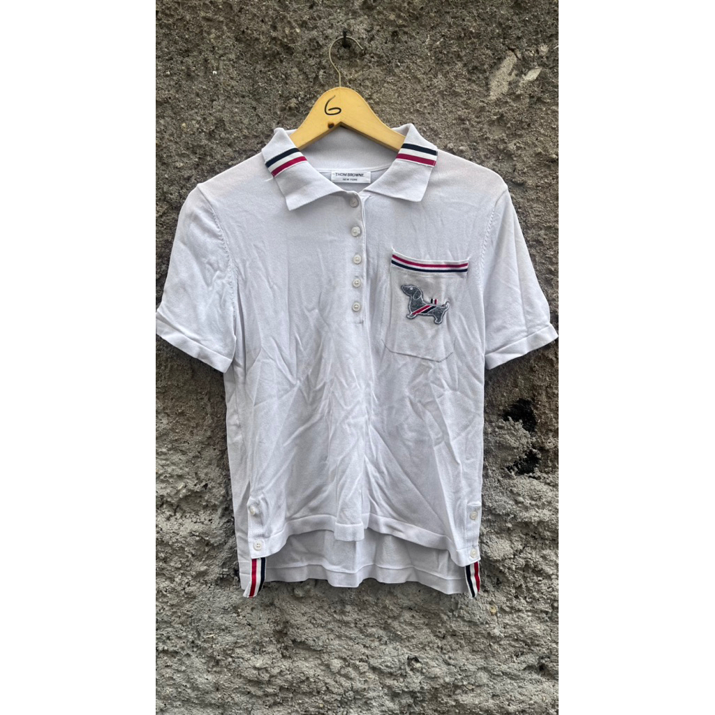 kaos polo thom browne