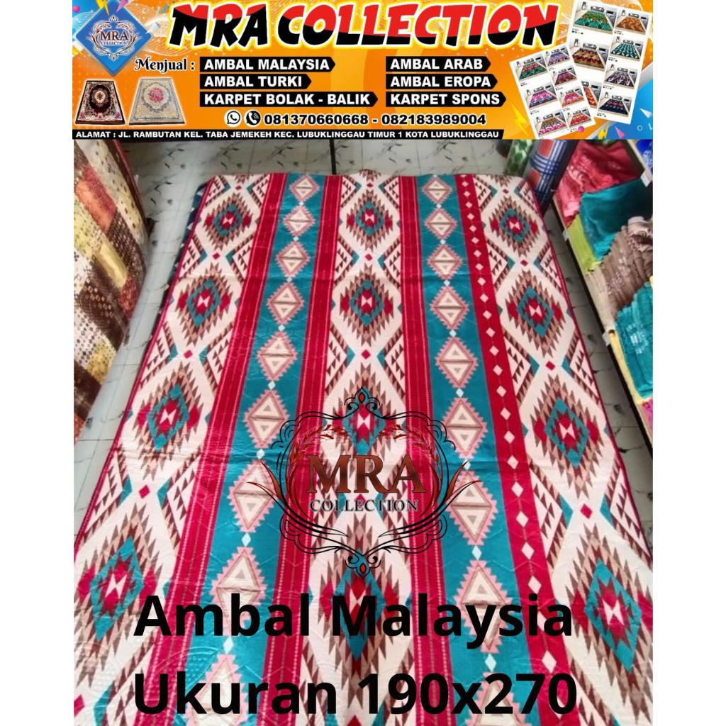 Karpet Malaysia Ukuran 190x270