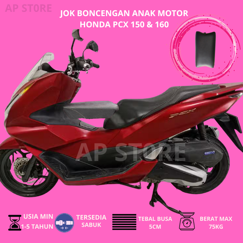 Jok Boncengan Anak Motor PCX 150 PCX 160 Dudukan Anak Motor PCX 150 PCX 160 PREMIUM