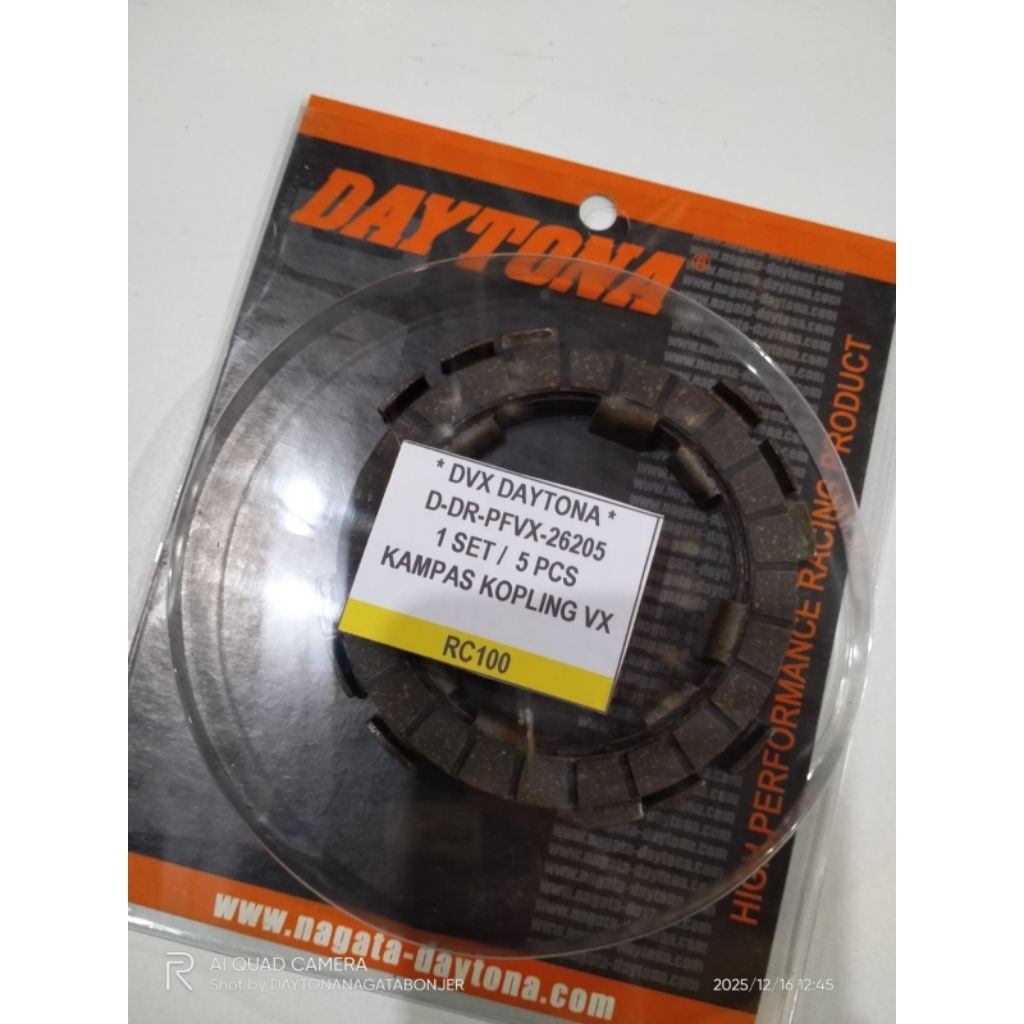 kampas kopling daytona suzuki crystal rc 100 bravo