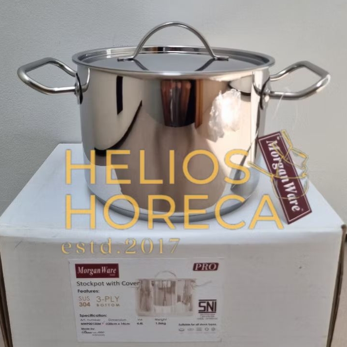 Bima MorganWare 300 Pro Stockpot Stainless Steel SUS-304 Panci Tinggi