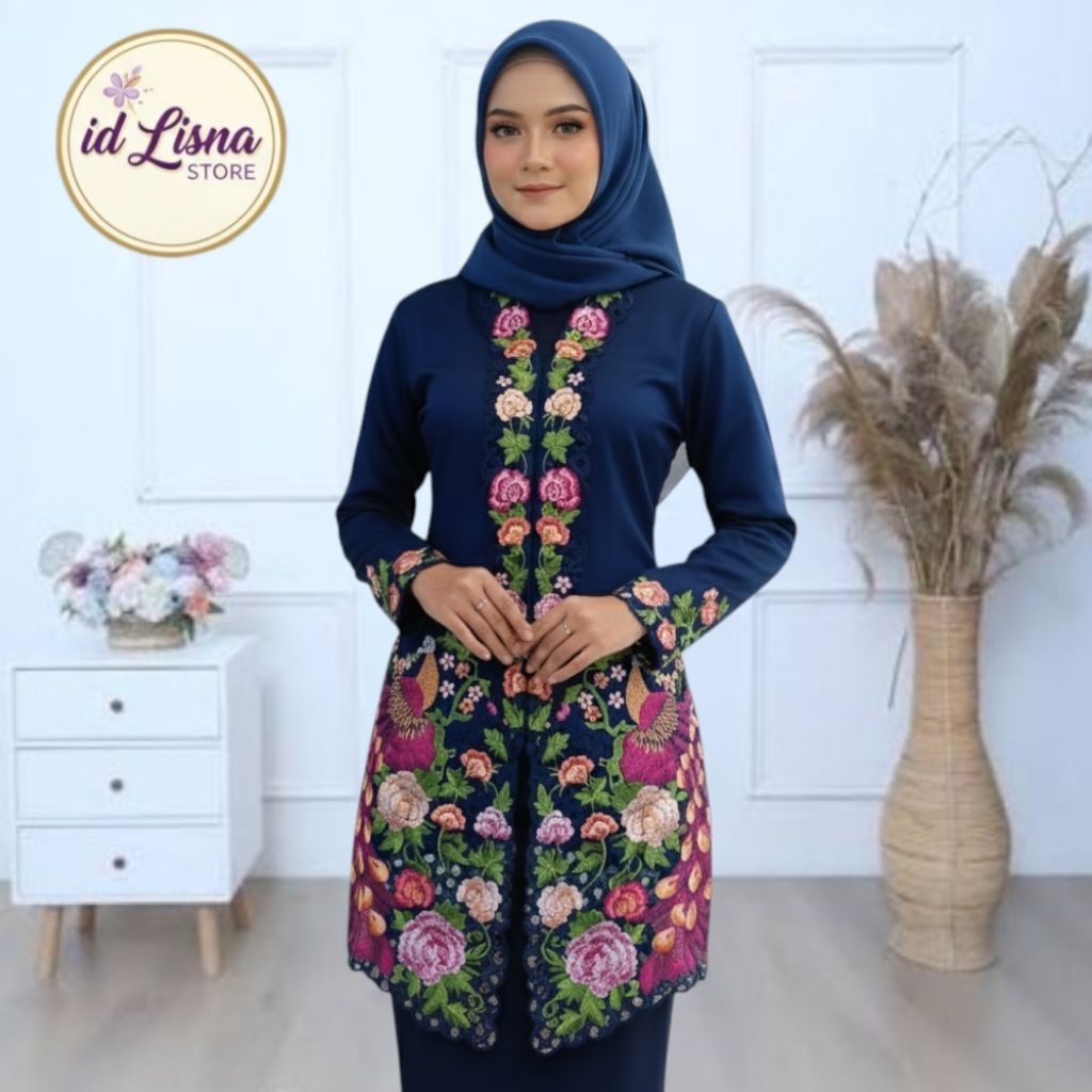 Encim Ld 140 Kebaya Encim Super Jumbo Encim jumbo 5L-8L Motif Merak