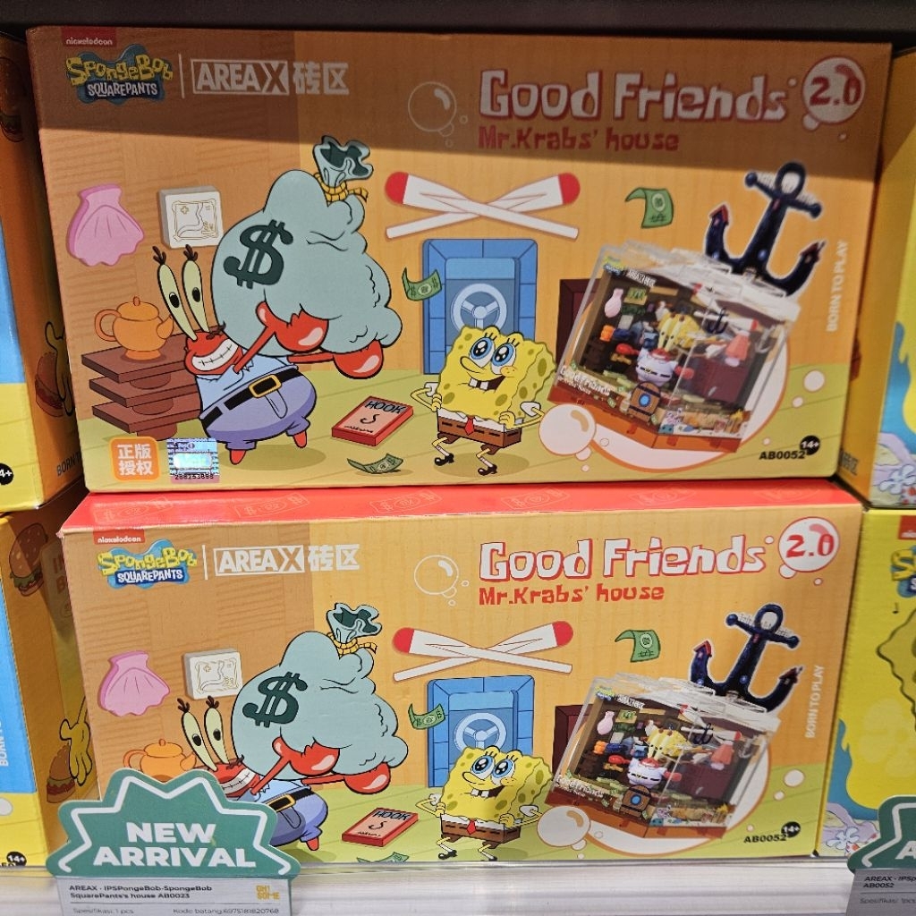 Area X Spongebob Squarepants Good Friends Bricks Mr.Krab's House The Krusty Krab Spongebob Squarepan
